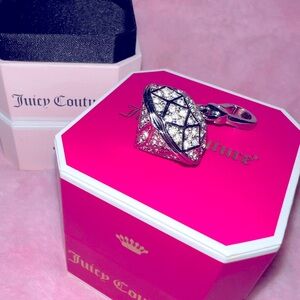 Y2K RARE Juicy Couture large opening diamond 💎 charm 🎀👑
